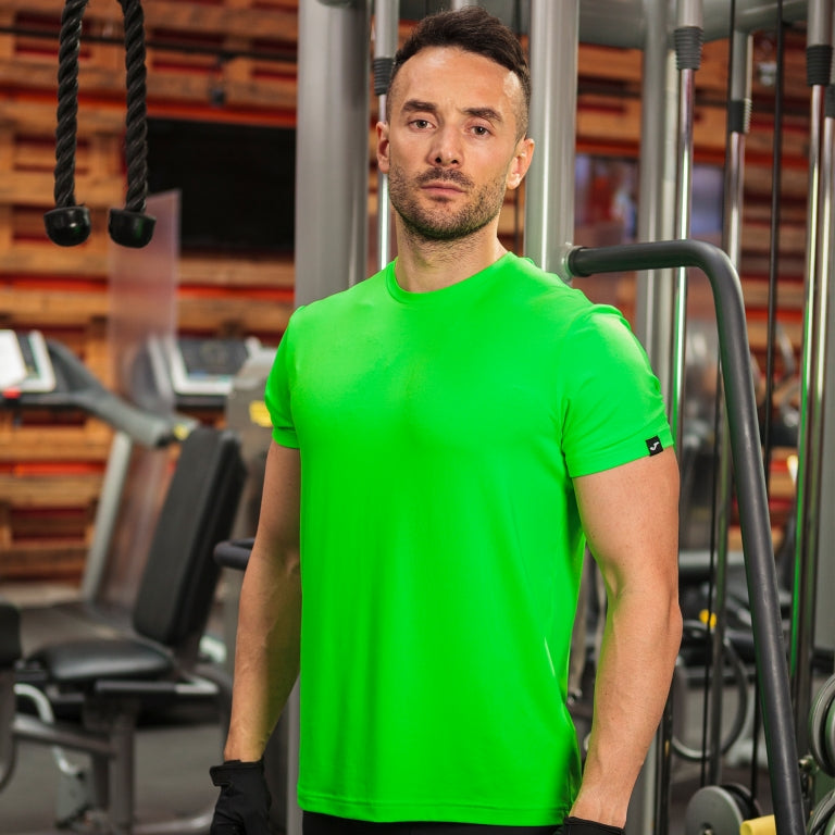 T-SHIRT MANGA CURTA SYDNEY VERDE FLUOR
