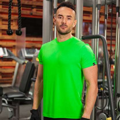 T-SHIRT MANGA CURTA SYDNEY VERDE FLUOR