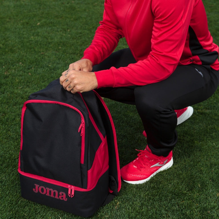 Mochila Estadio III preto vermelho