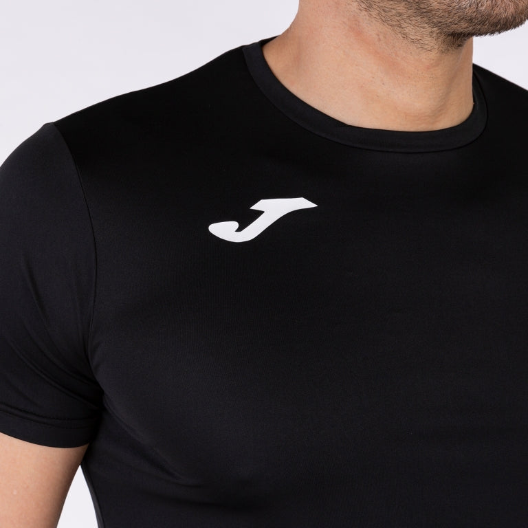 T-SHIRT MANGA CURTA RECORD II NEGRO