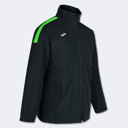 ANORAK TRIVOR NEGRO VERDE FLÚOR