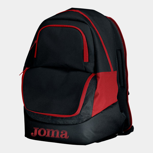Mochila Diamond II preto vermelho