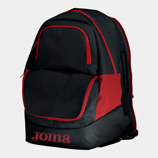 Mochila Diamond II preto vermelho