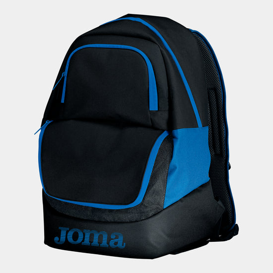 Mochila Diamond II preto azul royal