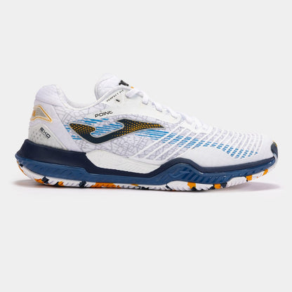 Sapatilhas Point Men 24 argila homem branco azul