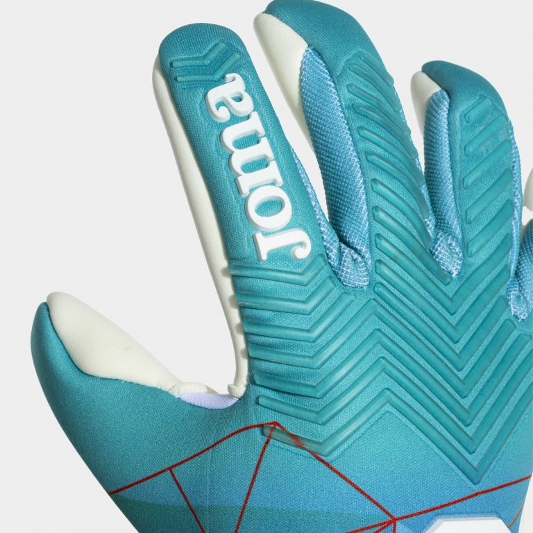 Luvas de guarda-redes futebol Area 24 azul-turquesa fluorescente