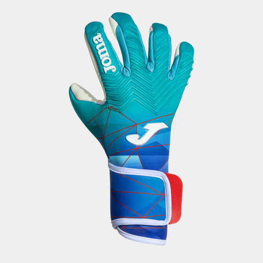 Luvas de guarda-redes futebol Area 24 azul-turquesa fluorescente