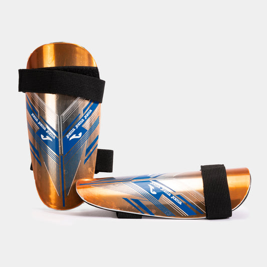 Caneleiras Defense laranja azul royal