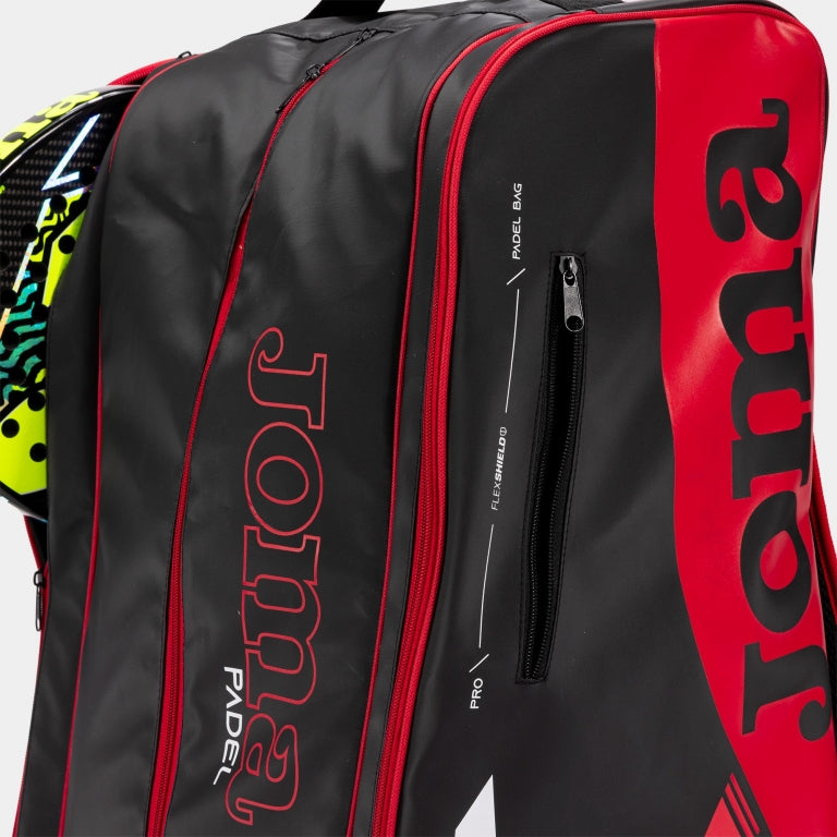 Saco para raquetes PRO preto vermelho