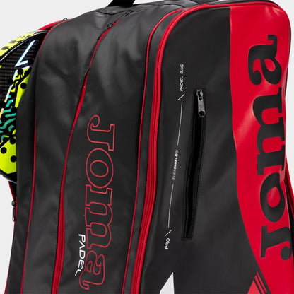 Saco para raquetes PRO preto vermelho