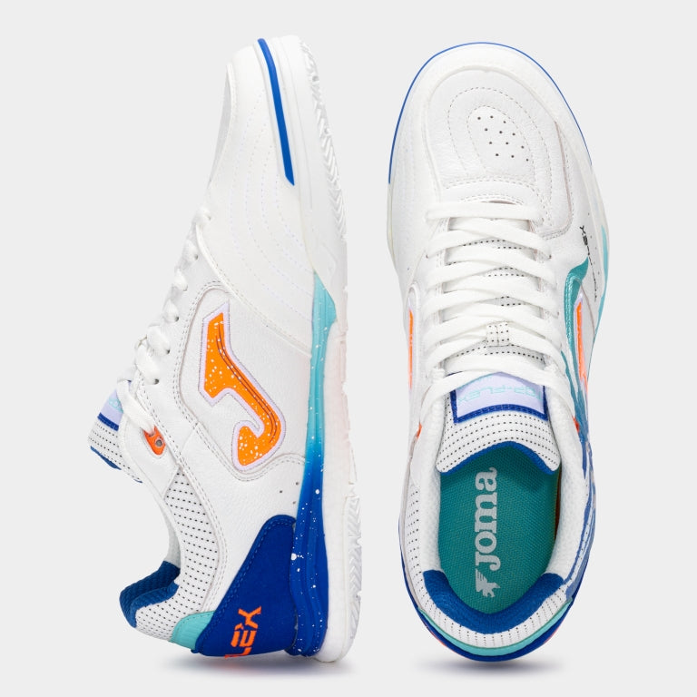 Sapatilhas futsal Top Flex 2502 indoor branco royal