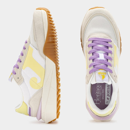 SAPATILHAS C.501 LADY 2516 BLANCO AMARILLO