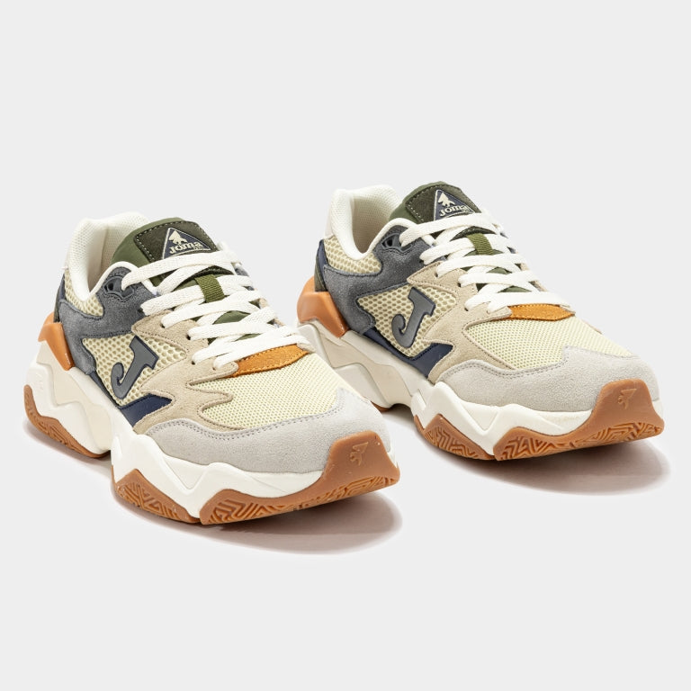 Sapatilhas casual C1400 Beige Verde