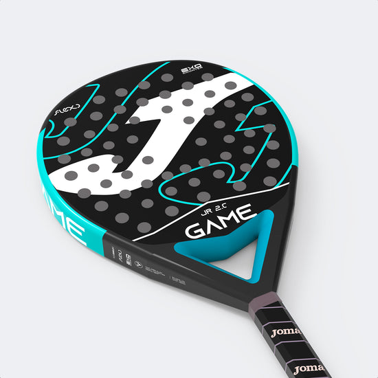 Raquete de padel Game Jr preto azul-turquesa