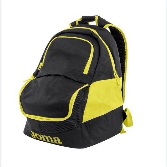 Mochila Diamond II preto amarelo