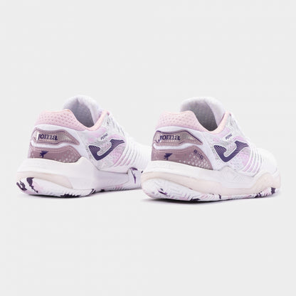 Sapatilhas Point Lady 24 argila mulher branco rosa