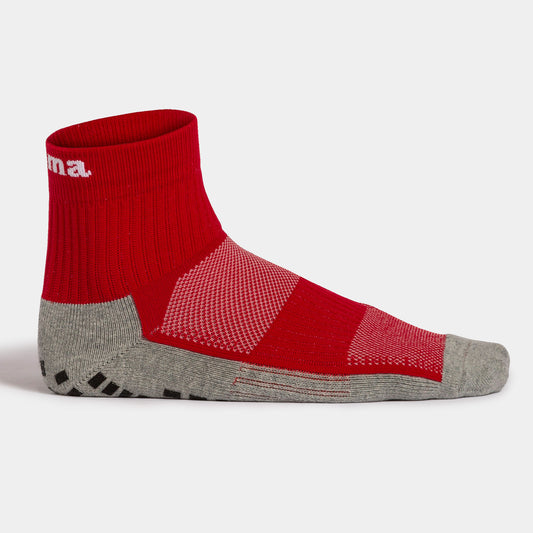 Peúgas curtas unissexo Anti-Slip vermelho