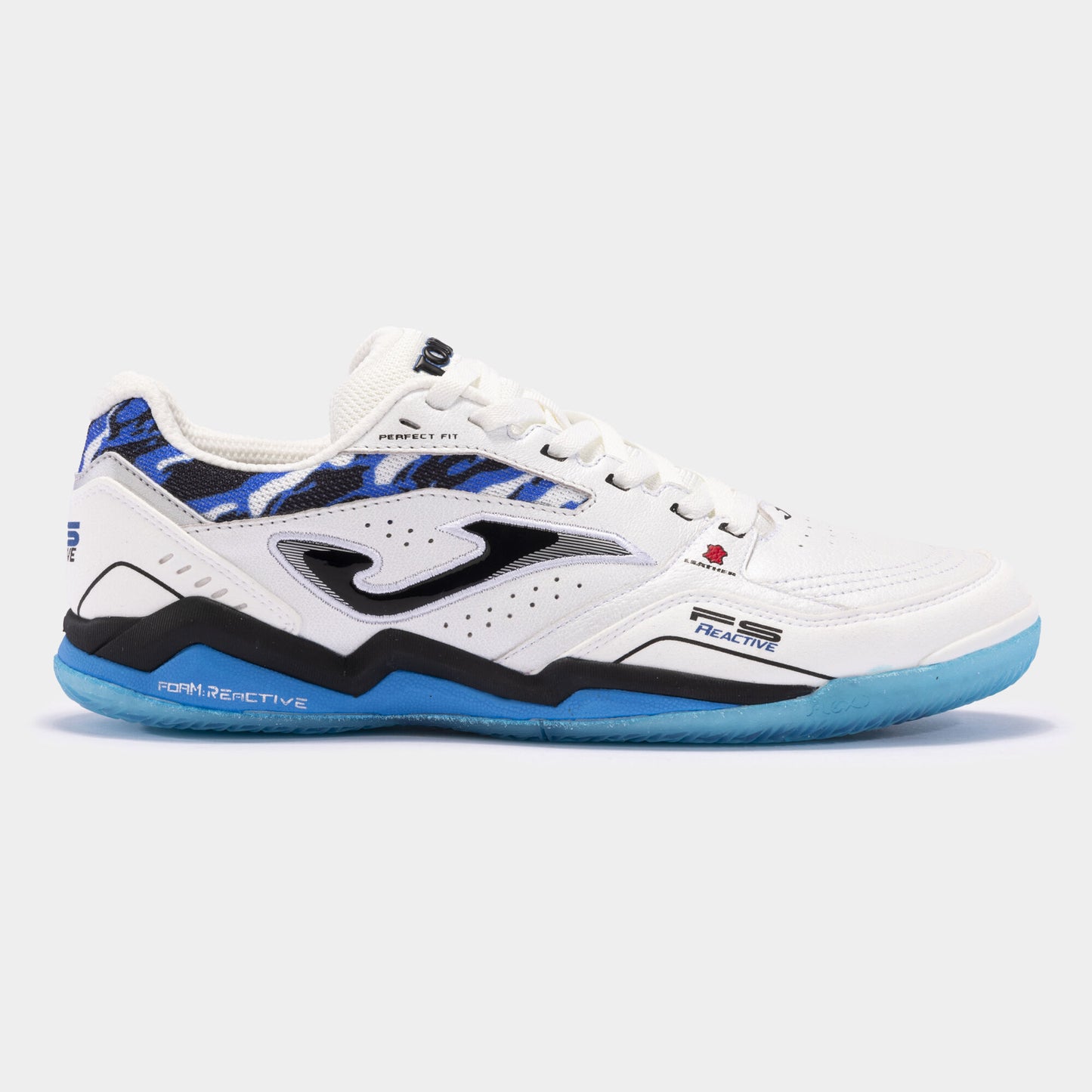 Sapatilhas futsal Fs Reactive 24 indoor branco azul royal
