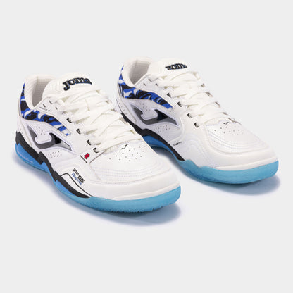 Sapatilhas futsal Fs Reactive 24 indoor branco azul royal