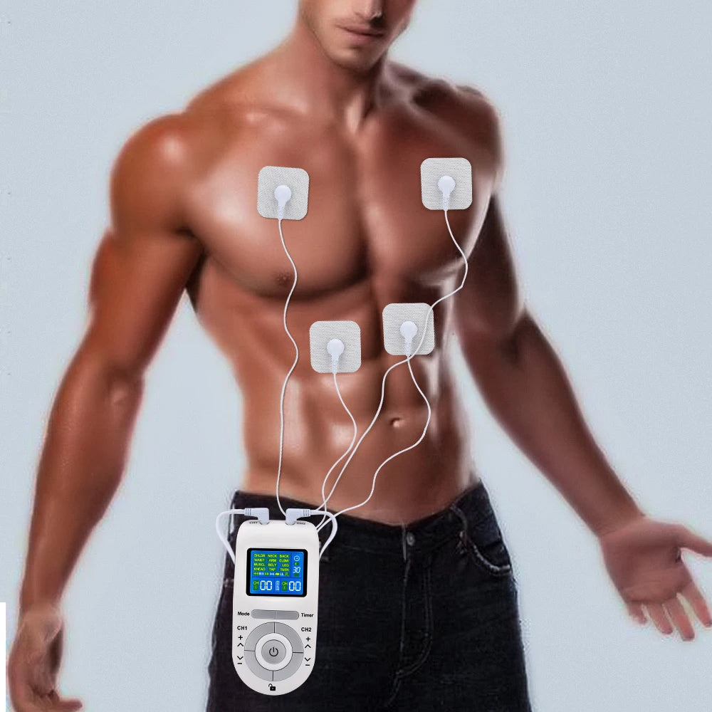 Estimulador muscular elétrico Tens EMS