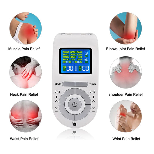 Estimulador muscular elétrico Tens EMS