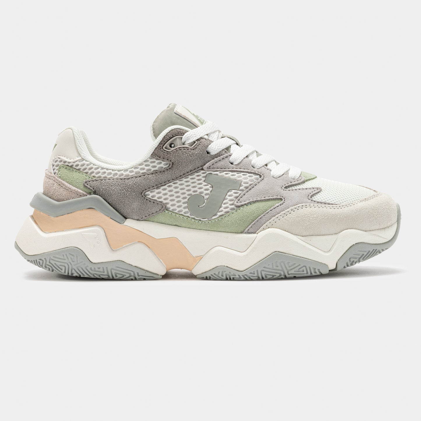 SAPATILHAS CASUAL C1400 LADY 25 MULHER BEGE VERDE