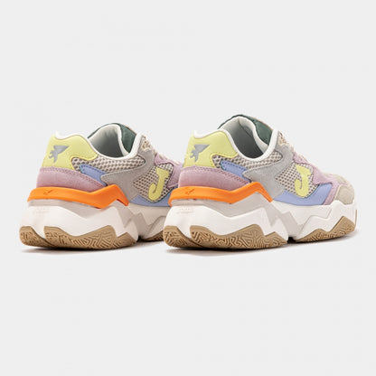 SAPATILHAS CASUAL C1400 LADY 25 MULHER BEGE MULTICOLOR