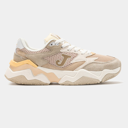 SAPATILHAS CASUAL C1400 LADY 25 MULHER BEGE ROSA