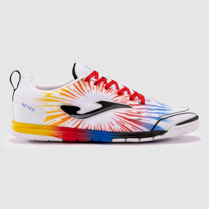 Sapatilhas futsal Tactico 24 indoor branco vermelho