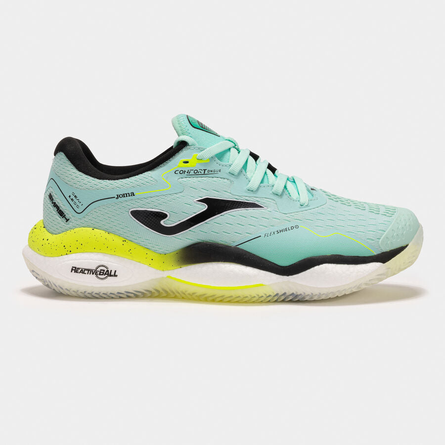 Sapatilhas Smash 25 argila homem azul-turquesa